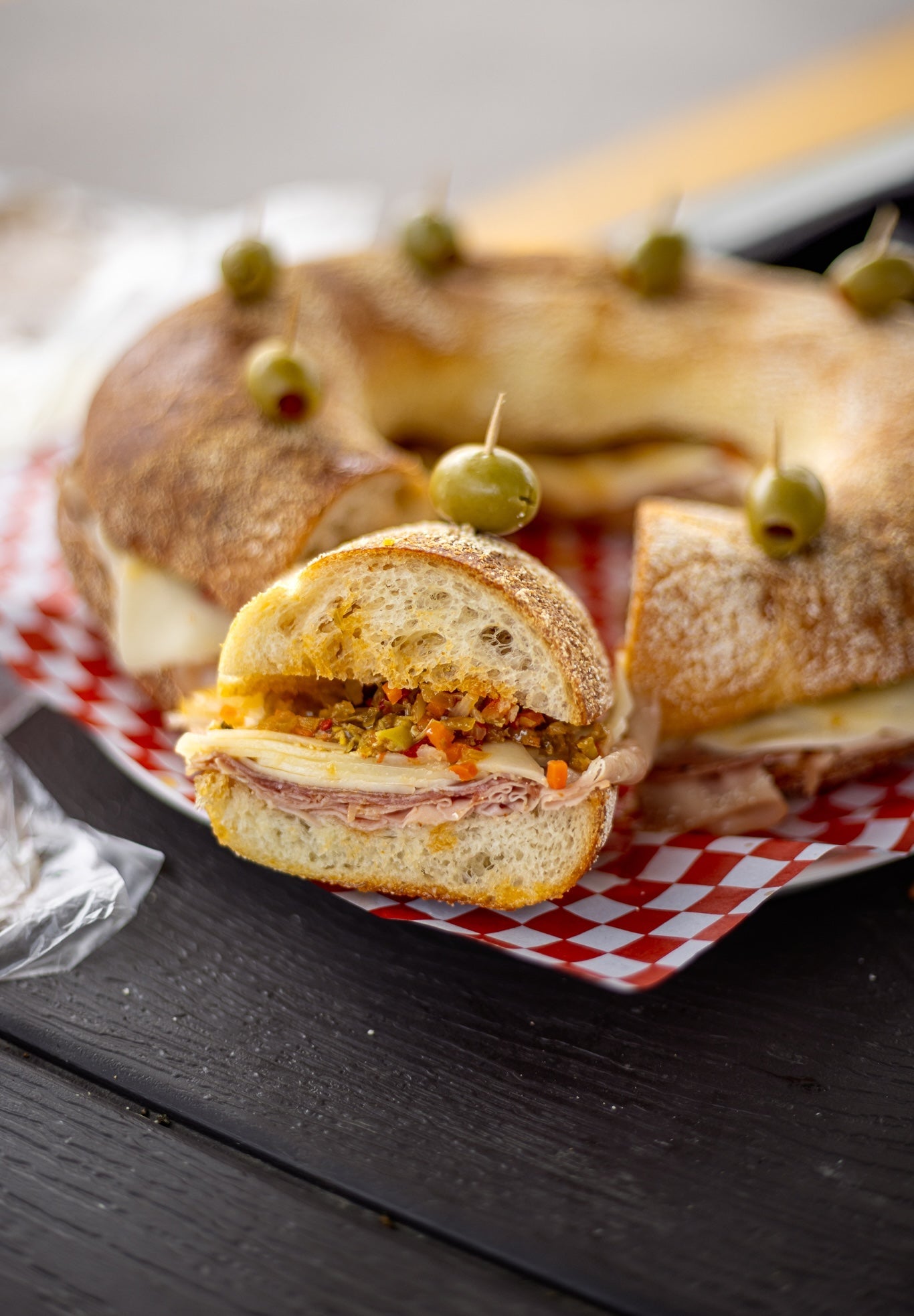 THE CLASSIC MUFFULETTA SANDWICH
