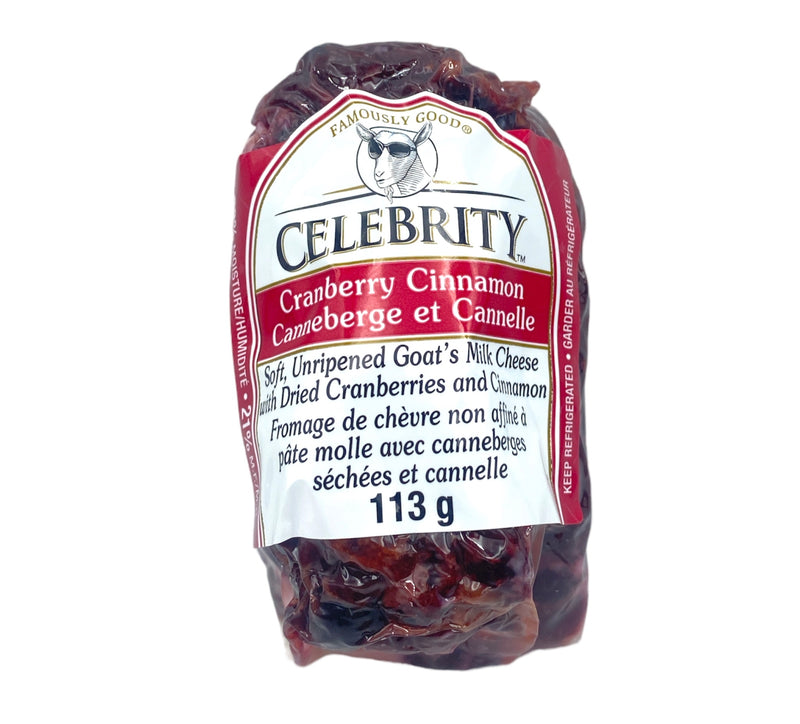 CELEBRITY CRANBERRY & CINNAMON GOAT CHEESE