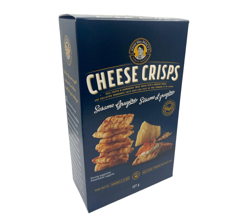 JOHN WM. MACY'S CHEESE CRISPS SESAME GRUYERE