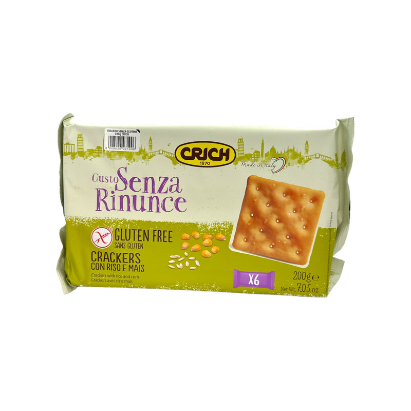 CRICH GLUTEN FREE SALTED CRACKERS W/OLIVE OIL