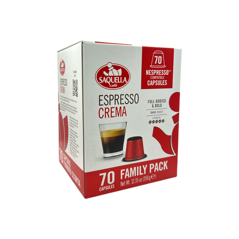 SAQUELLA ESPRESSO CREMA PODS