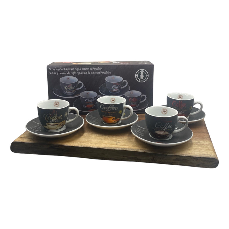 SARA ESPRESSO CUP & SAUCER SET