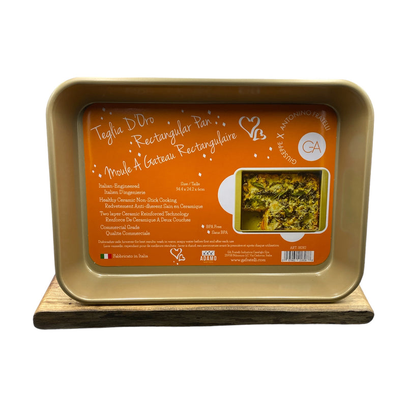 TEGLIA D'ORO RECTANGULAR PAN - SMALL