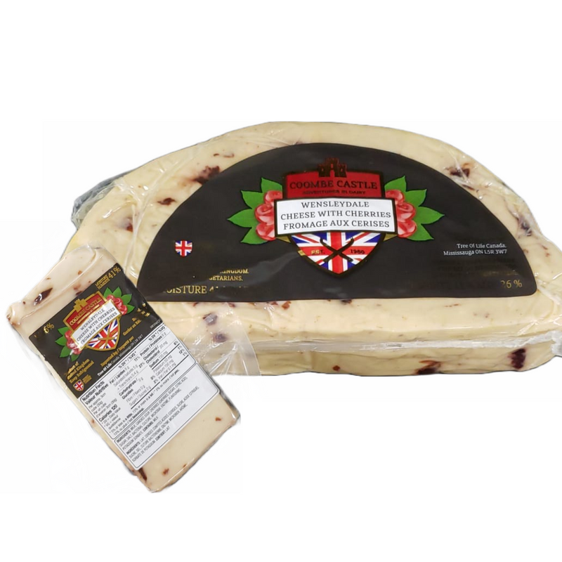 COOMBE CASTLE WENSLEYDALE CHEESE WITH CHERRIES